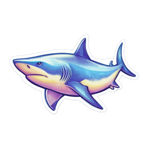 Shark Sticker Vinyl Car Decal Sticker – Waterproof & UV-Resistant 6.826666666666667" Shark Sticker Vinyl Car Decal Sticker – Waterproof & UV-Resistant 6.826666666666667"