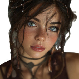 Beautiful Girl V34 Vinyl Car Decal Sticker – Waterproof & UV-Resistant 3.4133333333333336"