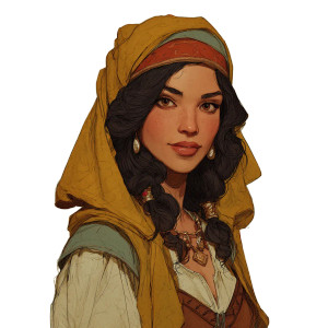 Medieval Priestess V2 Vinyl Car Decal Sticker – Waterproof & UV-Resistant 3.4133333333333336"