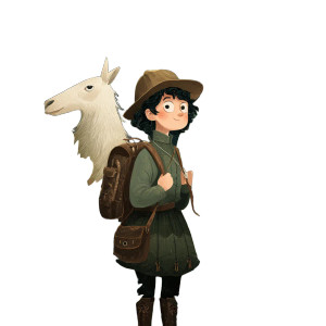 Fantasy Character Illustration Vinyl Car Decal Sticker – Waterproof & UV-Resistant 3.4133333333333336"