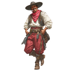 Gaucho Character Vinyl Car Decal Sticker – Waterproof & UV-Resistant 3.4133333333333336"