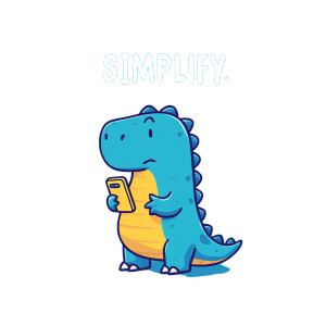 Pondering T-Rex Vinyl Car Decal Sticker – Waterproof & UV-Resistant 6.826666666666667"