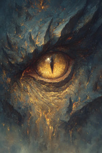 Golden Dragon Eye Vinyl Car Decal Sticker – Waterproof & UV-Resistant 4.4