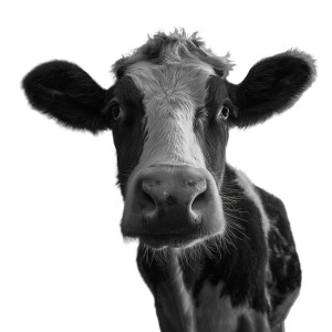 Cow V5 Vinyl Car Decal Sticker – Waterproof & UV-Resistant 3.4133333333333336"