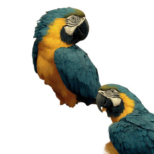 Colorful Parrots Vinyl Car Decal Sticker – Waterproof & UV-Resistant 3.4133333333333336" Colorful Parrots Vinyl Car Decal Sticker – Waterproof & UV-Resistant 3.4133333333333336"