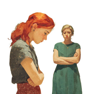 Sad Family Moment Vinyl Car Decal Sticker – Waterproof & UV-Resistant 3.4133333333333336"