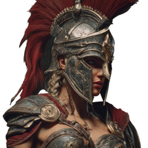 Spartan Warrior V250 Vinyl Car Decal Sticker – Waterproof & UV-Resistant 3.4133333333333336"