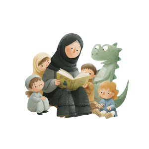 Fantasy Storytime Vinyl Car Decal Sticker – Waterproof & UV-Resistant 6.826666666666667"