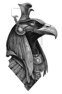 Horus Tattoo Design V2 Vinyl Car Decal Sticker – Waterproof & UV-Resistant 4.4