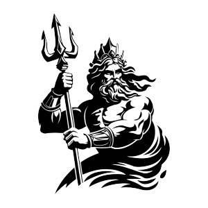 Poseidon Vector Logo Vinyl Car Decal Sticker – Waterproof & UV-Resistant 3.4133333333333336" Poseidon Vector Logo Vinyl Car Decal Sticker – Waterproof & UV-Resistant 3.4133333333333336"