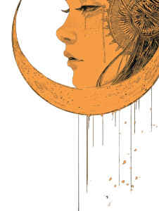 Moon Crying Being Vinyl Car Decal Sticker – Waterproof & UV-Resistant 8.213333333333333" Moon Crying Being Vinyl Car Decal Sticker – Waterproof & UV-Resistant 8.213333333333333"