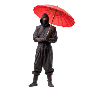 Ninja With Umbrella Vinyl Car Decal Sticker – Waterproof & UV-Resistant 3.4133333333333336" Ninja With Umbrella Vinyl Car Decal Sticker – Waterproof & UV-Resistant 3.4133333333333336"