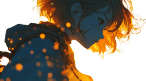 Fire Fantasy Girl Vinyl Car Decal Sticker – Waterproof & UV-Resistant 5.4