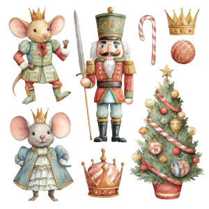 Whimsical Holiday Characters Vinyl Car Decal Sticker – Waterproof & UV-Resistant 3.4133333333333336"