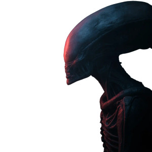 Creepy Alien V3 Vinyl Car Decal Sticker – Waterproof & UV-Resistant 3.4133333333333336"