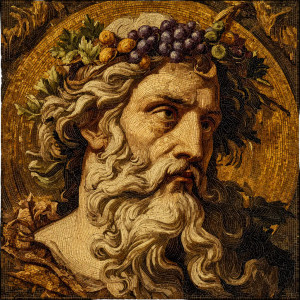 Blessed Dionysus Vinyl Car Decal Sticker – Waterproof & UV-Resistant 3.4133333333333336"