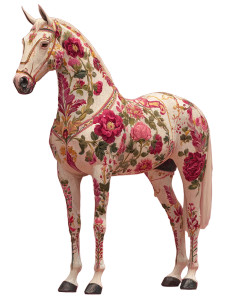 Elegant Rose Horse Vinyl Car Decal Sticker – Waterproof & UV-Resistant 8.213333333333333" Elegant Rose Horse Vinyl Car Decal Sticker – Waterproof & UV-Resistant 8.213333333333333"