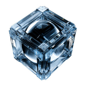 Cube Crystal Ball Vinyl Car Decal Sticker – Waterproof & UV-Resistant 6.826666666666667"