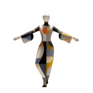 Bauhaus T-Pose Vinyl Car Decal Sticker – Waterproof & UV-Resistant 3.4133333333333336"