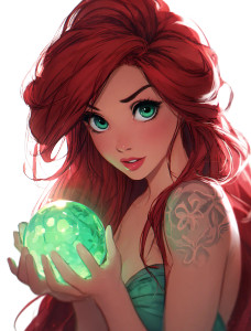 The Little Mermaid V2 Vinyl Car Decal Sticker – Waterproof & UV-Resistant 4.213333333333333"