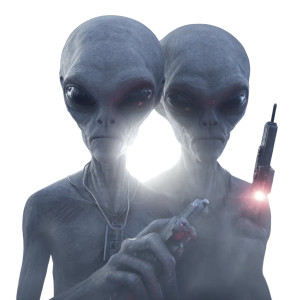 Grey Aliens Probe Vinyl Car Decal Sticker – Waterproof & UV-Resistant 3.4133333333333336"