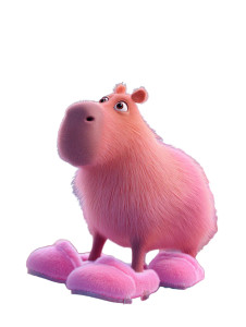 Pink Disney Capybara Vinyl Car Decal Sticker – Waterproof & UV-Resistant 8.213333333333333" Pink Disney Capybara Vinyl Car Decal Sticker – Waterproof & UV-Resistant 8.213333333333333"