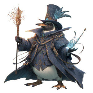 Penguin Sorcerer Vinyl Car Decal Sticker – Waterproof & UV-Resistant 3.4133333333333336" Penguin Sorcerer Vinyl Car Decal Sticker – Waterproof & UV-Resistant 3.4133333333333336"