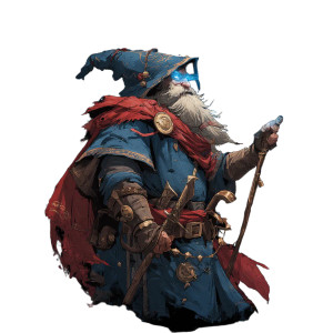 Dwarven Wizard V2 Vinyl Car Decal Sticker – Waterproof & UV-Resistant 3.4133333333333336"