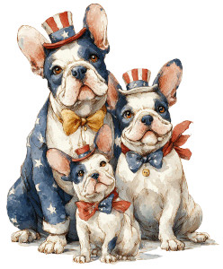 Cartoon Dogs Family Vinyl Car Decal Sticker – Waterproof & UV-Resistant 4.0"