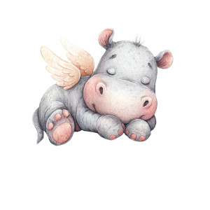 Baby Hippo Angel V2 Vinyl Car Decal Sticker – Waterproof & UV-Resistant 3.4133333333333336" Baby Hippo Angel V2 Vinyl Car Decal Sticker – Waterproof & UV-Resistant 3.4133333333333336"
