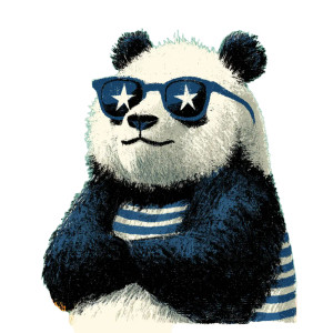 Cute Panda Sunglasses Vinyl Car Decal Sticker – Waterproof & UV-Resistant 3.4133333333333336" Cute Panda Sunglasses Vinyl Car Decal Sticker – Waterproof & UV-Resistant 3.4133333333333336"