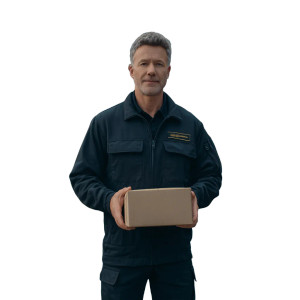 Suspicious Delivery Driver Vinyl Car Decal Sticker – Waterproof & UV-Resistant 6.826666666666667"