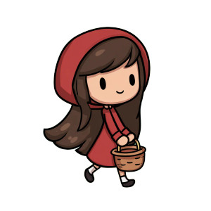 Cartoon Hooded Girl Vinyl Car Decal Sticker – Waterproof & UV-Resistant 6.826666666666667" Cartoon Hooded Girl Vinyl Car Decal Sticker – Waterproof & UV-Resistant 6.826666666666667"