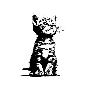 White Kitten V4 Vinyl Car Decal Sticker – Waterproof & UV-Resistant 3.4133333333333336" White Kitten V4 Vinyl Car Decal Sticker – Waterproof & UV-Resistant 3.4133333333333336"