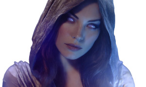 Ancient Sorceress Portrait Vinyl Car Decal Sticker – Waterproof & UV-Resistant 2.8266666666666667"