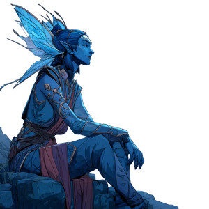 Azure Fey Creature Vinyl Car Decal Sticker – Waterproof & UV-Resistant 3.4133333333333336" Azure Fey Creature Vinyl Car Decal Sticker – Waterproof & UV-Resistant 3.4133333333333336"