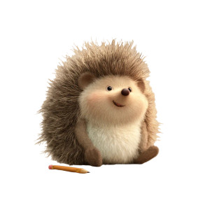 Cheerful Hedgehog Studying Vinyl Car Decal Sticker – Waterproof & UV-Resistant 3.4133333333333336" Cheerful Hedgehog Studying Vinyl Car Decal Sticker – Waterproof & UV-Resistant 3.4133333333333336"