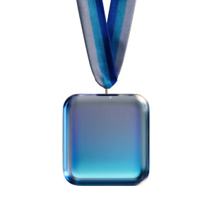Translucent Square Medal Vinyl Car Decal Sticker – Waterproof & UV-Resistant 6.826666666666667"