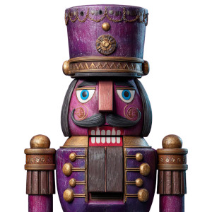 Nutcracker Robot Vinyl Car Decal Sticker – Waterproof & UV-Resistant 3.4133333333333336"