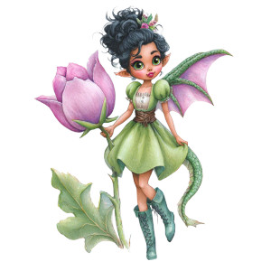 Magical Warrior Woman Vinyl Car Decal Sticker – Waterproof & UV-Resistant 3.4133333333333336"