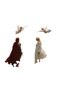 Romantic Forest Encounter V2 Vinyl Car Decal Sticker – Waterproof & UV-Resistant 8.96"