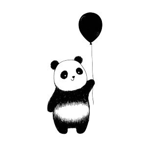 Cute Panda Balloon Vinyl Car Decal Sticker – Waterproof & UV-Resistant 3.4133333333333336" Cute Panda Balloon Vinyl Car Decal Sticker – Waterproof & UV-Resistant 3.4133333333333336"