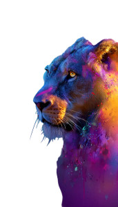 Colorful Lion Vinyl Car Decal Sticker – Waterproof & UV-Resistant 4.8533333333333335" Colorful Lion Vinyl Car Decal Sticker – Waterproof & UV-Resistant 4.8533333333333335"