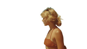 Vintage Beach Girl V3 Vinyl Car Decal Sticker – Waterproof & UV-Resistant 5.4