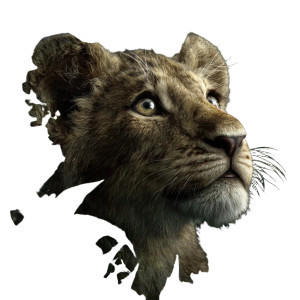 Lion Cub Vinyl Car Decal Sticker – Waterproof & UV-Resistant 3.4133333333333336"