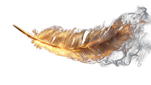Flaming Feather Vinyl Car Decal Sticker – Waterproof & UV-Resistant 5.4