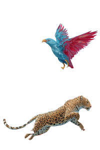Flying Fantasy Duo V2 Vinyl Car Decal Sticker – Waterproof & UV-Resistant 4.4