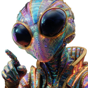 Majestic Alien Warrior Vinyl Car Decal Sticker – Waterproof & UV-Resistant 3.4133333333333336" Majestic Alien Warrior Vinyl Car Decal Sticker – Waterproof & UV-Resistant 3.4133333333333336"