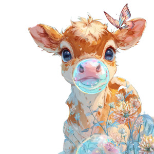 Baby Calf Bubbles Vinyl Car Decal Sticker – Waterproof & UV-Resistant 3.4133333333333336" Baby Calf Bubbles Vinyl Car Decal Sticker – Waterproof & UV-Resistant 3.4133333333333336"