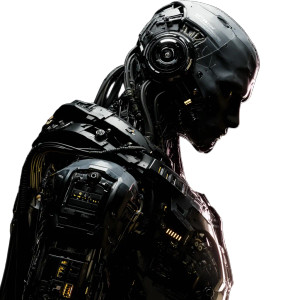 Ai Humanoid Figure V2 Vinyl Car Decal Sticker – Waterproof & UV-Resistant 6.826666666666667"